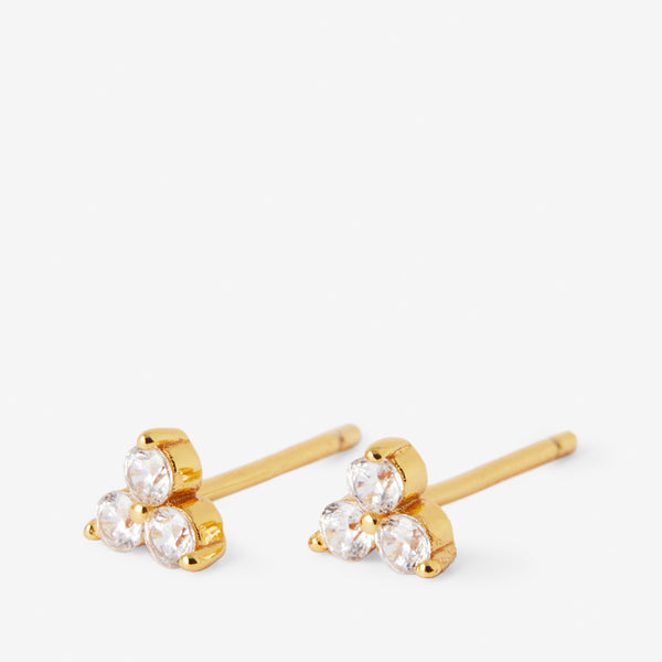 Trois Comme Un Earrings - Zoe Laboure - 18ct gold catholic jewellery