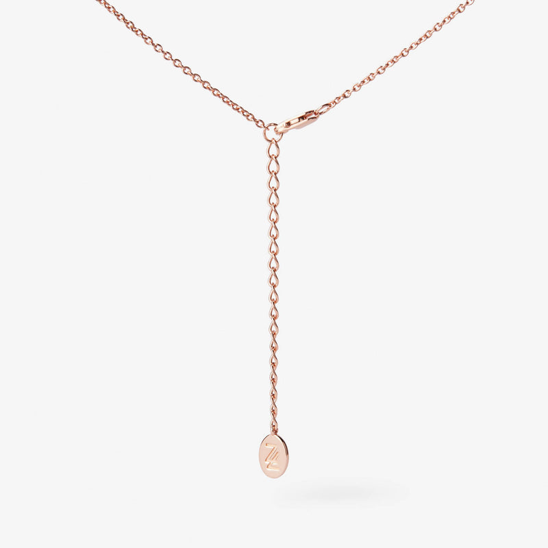 Saint Catherine Collier eaturing three Miraculous medallions with the Latin prayer - 18ct Rose Gold Clasp